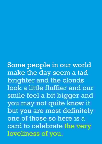 happiness cards miss you card Just Because Card 21371 created by The Right Lines