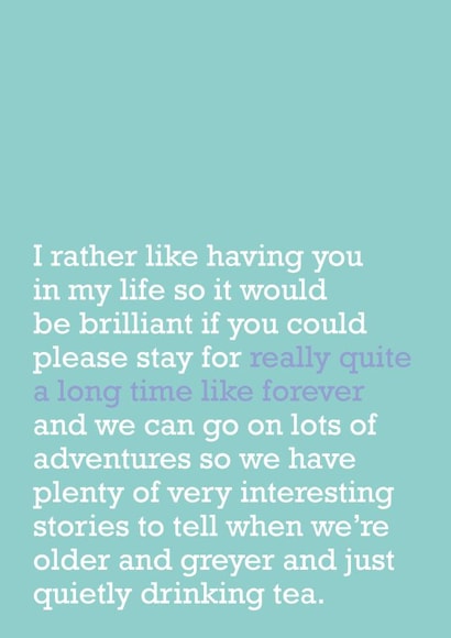 friendship heartfelt Love & Friendship Card 21373 created by The Right Lines