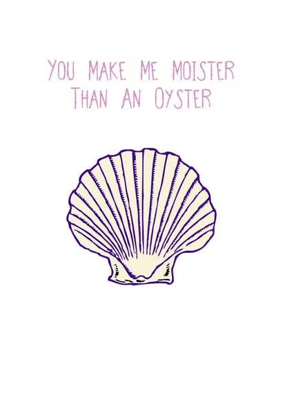 rhyme oyster Valentines Day Card 47146 created by Beauty Queen Cards