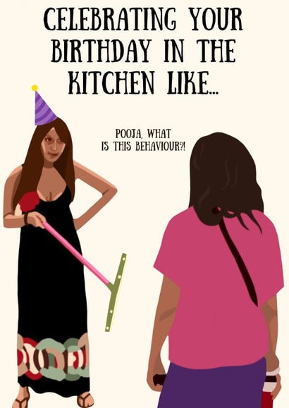 Meme Lockdown Birthday Card 45385 created by Roxie Prints