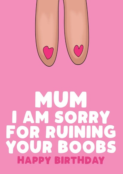 mum birthday Mothers Day Card 30695 created by Filthy Sentiments