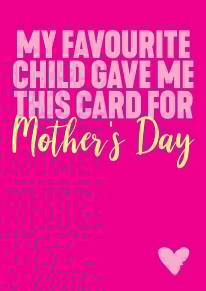 my Favourite Mothers Day Card 8244 created by Filthy Sentiments