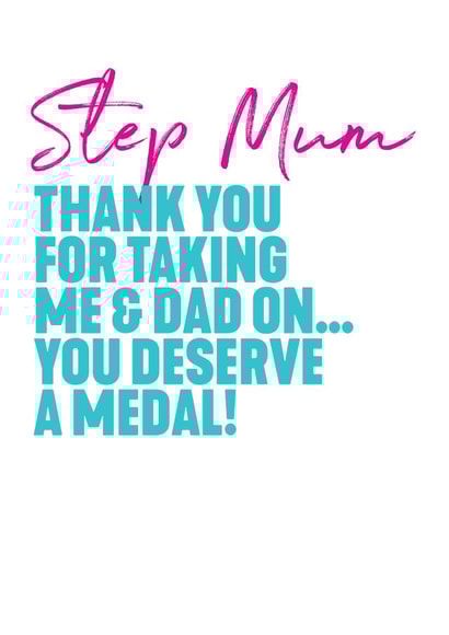 Step mum Mothers Day Card 8246 created by Filthy Sentiments
