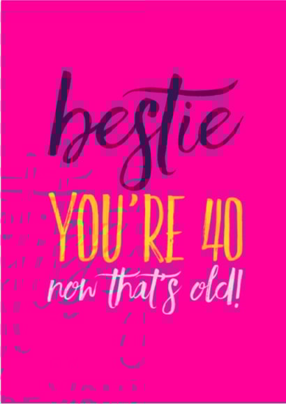 40 40th Birthday Card 12594 created by CreatedbyMe Sean