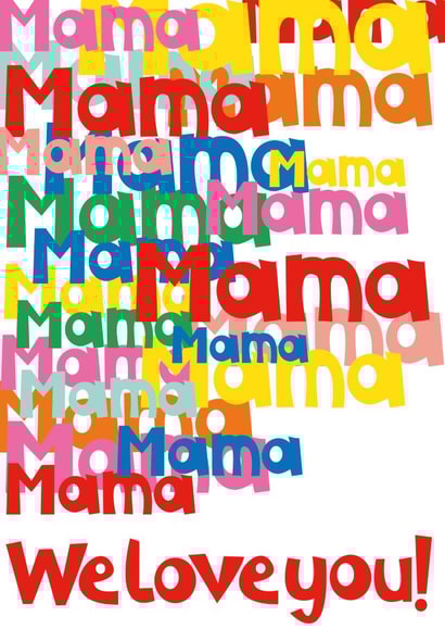 Mama we Mothers Day Card 19052 created by Poppekins