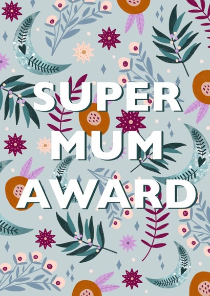 floral flowers Mothers Day Card 47177 created by Printed Picnic