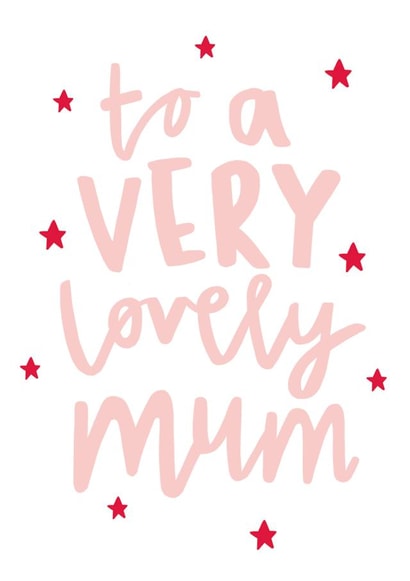 stars lovely Mothers Day Card 11151 created by Sadler Jones
