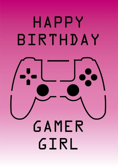 gamer game Birthday Card 32033 created by Fantastical Cards