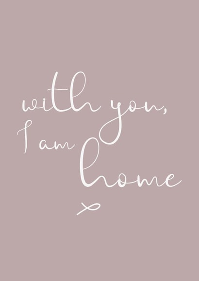 home love Valentines Day Card 43504 created by Aurora Rose Design