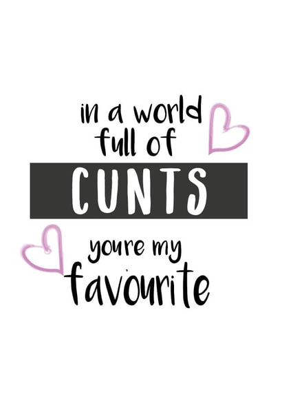 swear curse Card 43507 created by Aurora Rose Design