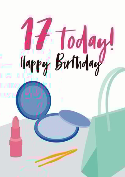 Female Teen Birthday Card 19221 created by Jackie Ponwaye