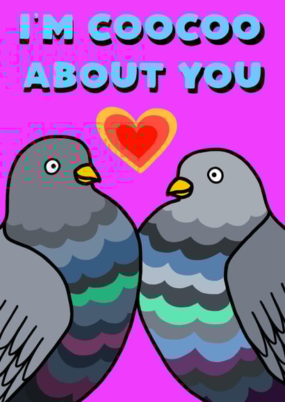 funny pun Valentines Day Card 43400 created by Holly Collective