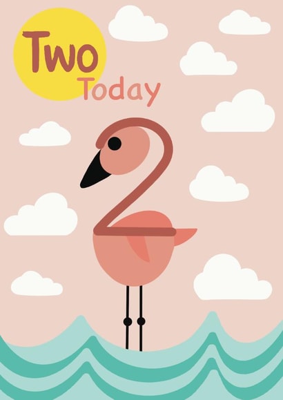 two 2 Birthday Card 21056 created by Catherine Bancroft