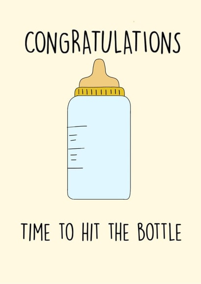 congratulations baby New Baby Card 21496 created by Rachel Trainor