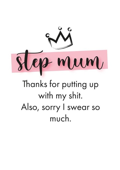 Crown step Mothers Day Card 19360 created by Daisy Jo Design