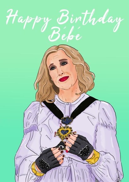 schitts creek moira rose Birthday Card 18668 created by The Queer Store