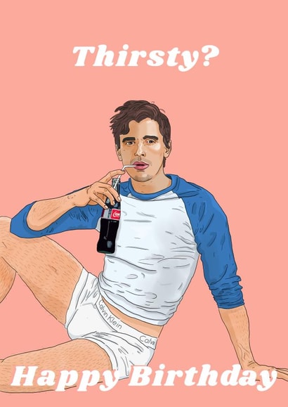 queer eye antoni queer eye Birthday Card 18670 created by The Queer Store