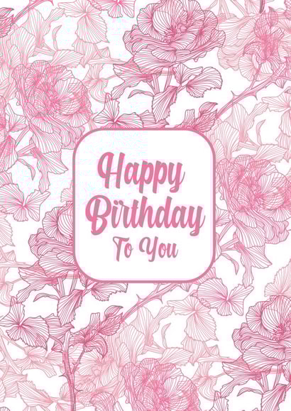 classic pretty Birthday Card 19885 created by Little Cham Cham