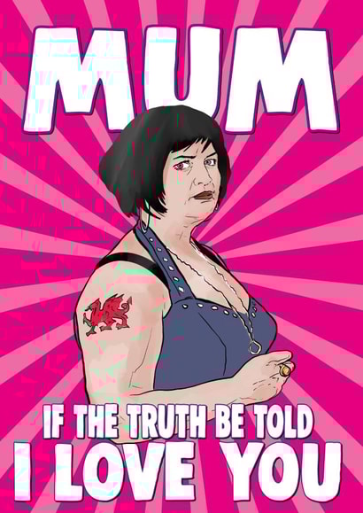 nessa gavin and stacey Mothers Day Card 32572 created by Cheeky Chops Cards
