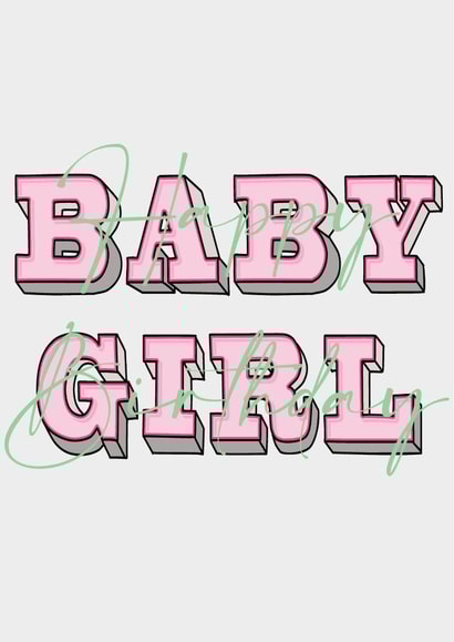 birthday girl babygirl Card 41126 created by Courtney Simon