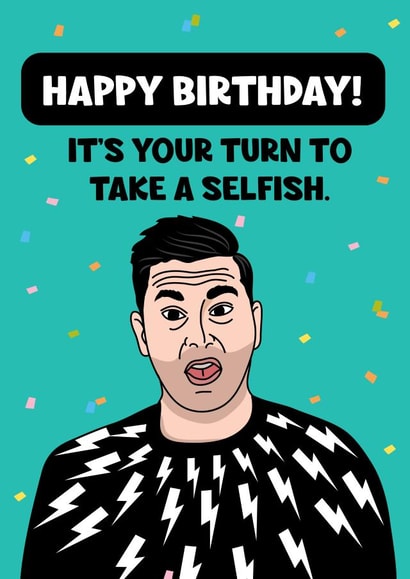 Adult David Rose Schitt's Creek Birthday Card 1001 created by Emoticology Cards