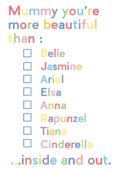 Mummy Disney Princess Card created by JosieOnTheRun