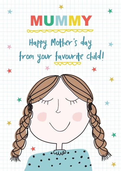stars child Mothers Day Card 12737 created by TillieMint