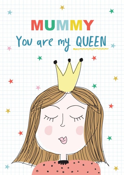 mummy queen Mothers Day Card 35827 created by TillieMint