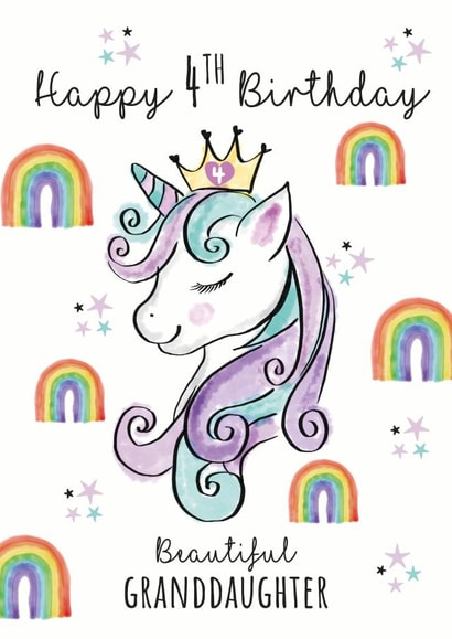 4 granddaughter Birthday Card 10508 created by Rulu