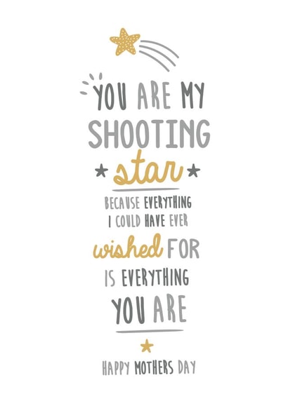 shooting star Mothers Day Card 9710 created by Jodie Gaul & Co