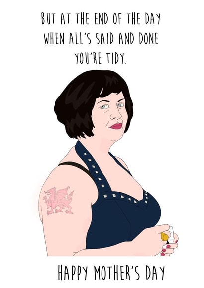 Nessa Gavin and Stacey - Funny Mothers Day Card created by Studio Pistachio