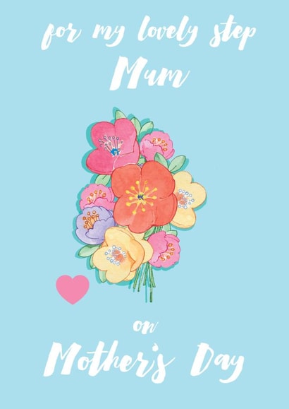lovely stepmum Mothers Day Card 2419 created by Siobhan at april rose