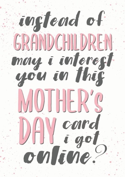 grandchildren interest you Mothers Day Card 42558 created by Michelle Robyn
