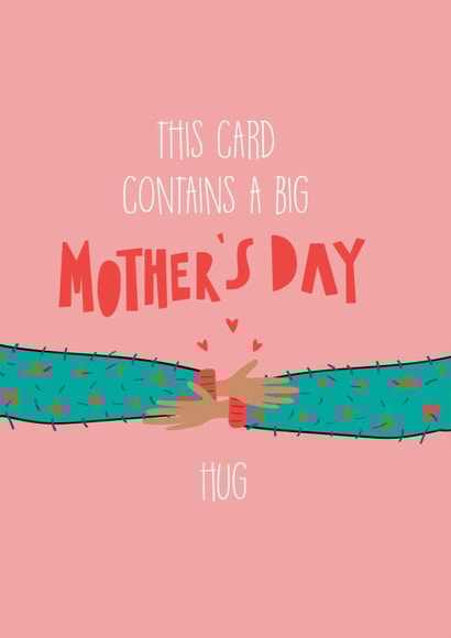 virtual hug love Mothers Day Card 15526 created by Blackcat and Bumble