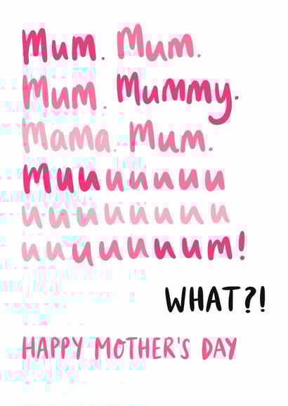 Stewie Griffin Nagging Mother's Day Card created by Oops a doodle