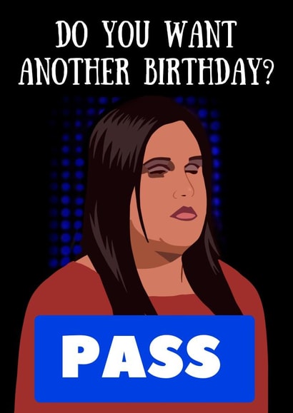 The Chase gameshow Birthday Card 45386 created by Roxie Prints