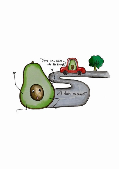 late avocado Love & Friendship Card 43414 created by I am Spinks Art