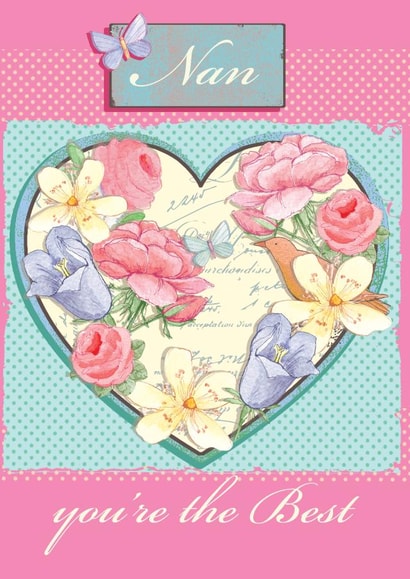 nan butterfly Mothers Day Card 25225 created by Siobhan at april rose