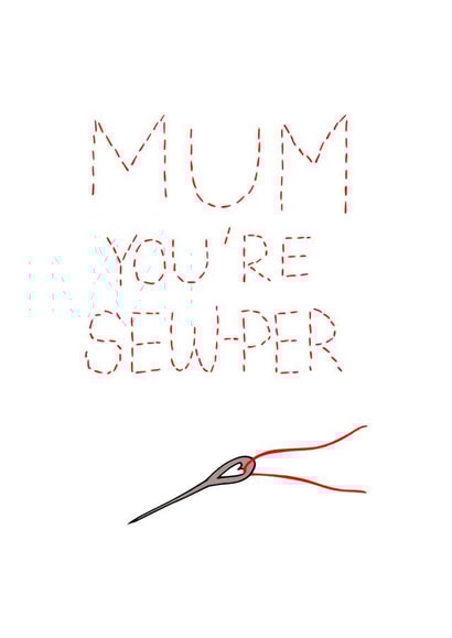 pun mum Mothers Day Card 42850 created by Wild Housecat Designs