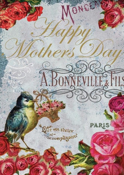 flowers floral Mothers Day Card 28071 created by Simon Paulson