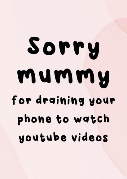 phone youtube Mothers Day Card 9030 created by Oh So Serendipity