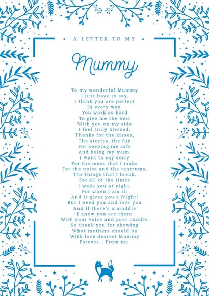 first mummy Mothers Day Card 8706 created by Joanna Miller
