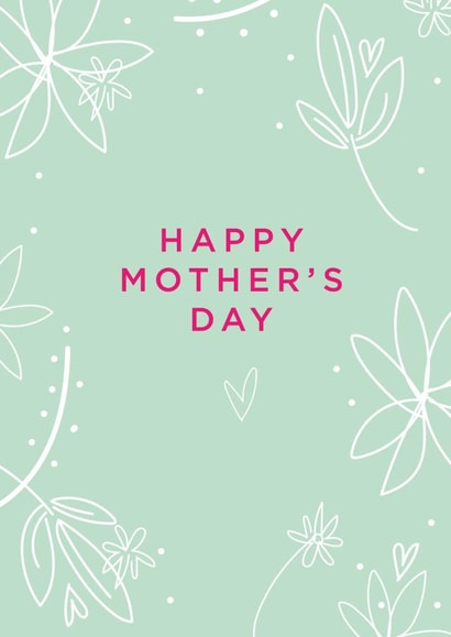 simple modern Mothers Day Card 1452 created by Megan Claire