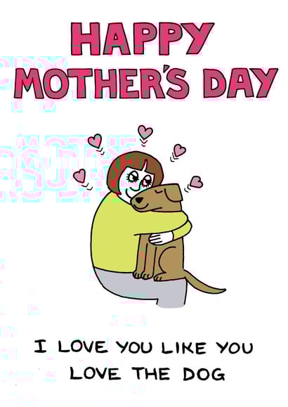 mother mum Mothers Day Card 1983 created by Off The Leash Cartoons by Rupert Fawcett