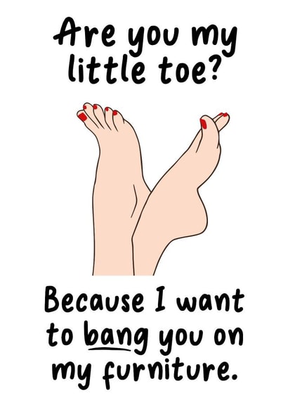 Cheeky chat-up line card created by This is Awesome