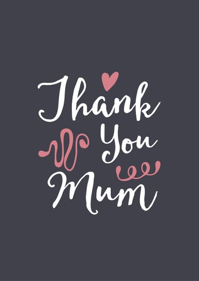 thank you thankful grateful Mothers Day Card 4901 created by Ginger Ink Design