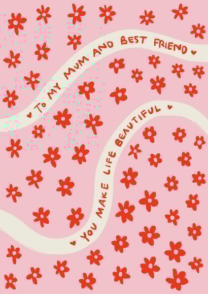 cute daisies Mothers Day Card 18546 created by Elba Able