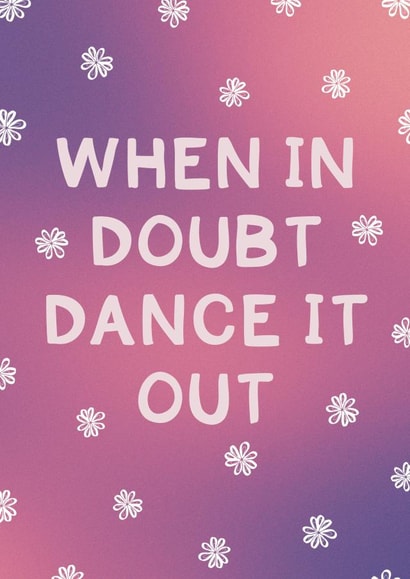 dance it Good Luck Card 21555 created by PopItThere