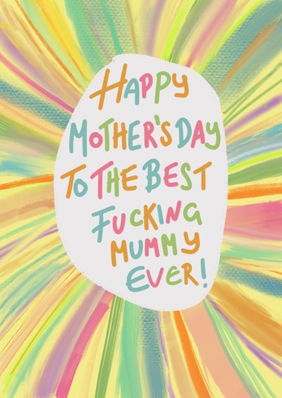 abstract colourful Mothers Day Card 32997 created by Lyndsey Jade