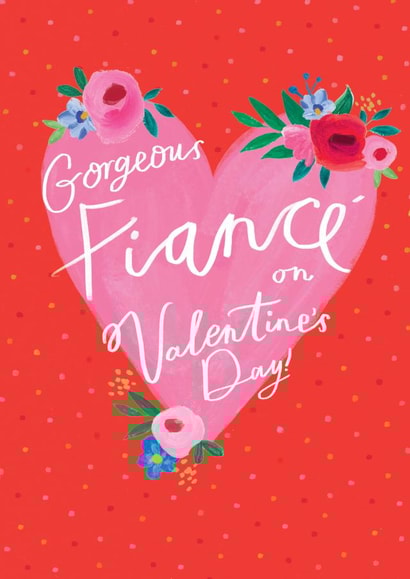 gorgeous fiance Valentines Day Card 19851 created by Sam Wilson